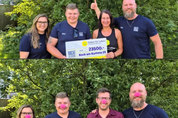 Spendenübergabe 2025 - Rock am Kumma